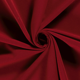 Tissu gabardine - Rouge foncé