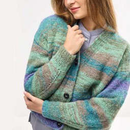 Kit de tricot - Cardigan - Creative Painted Power