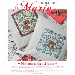 Livre - Les broderies de Marie & Cie - Nos mascottes d'hiver