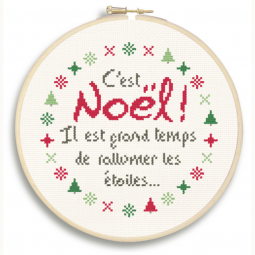 Kit de broderie Lilipoints - C'est Noël