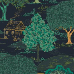 Art Gallery Fabrics - Abode - Hillside cottage