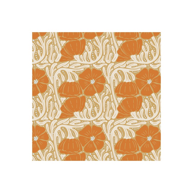 Art Gallery Fabrics - Coyotte Hill - Poppy patch autumn