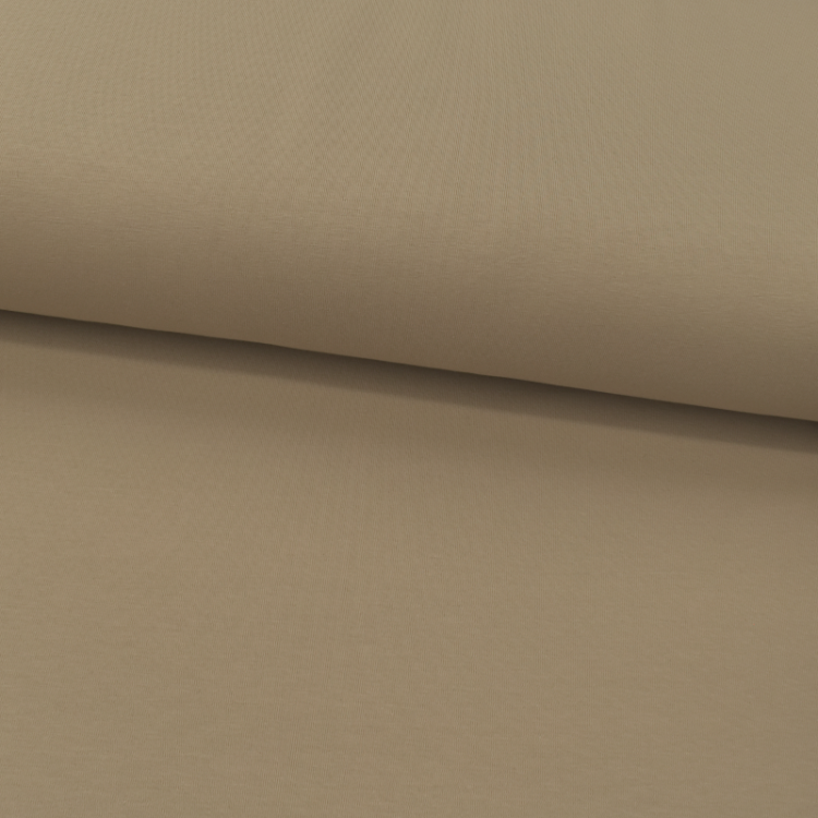 Tissu jersey - Uni beige