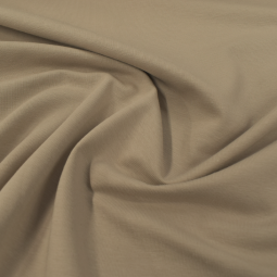 Tissu jersey - Uni beige