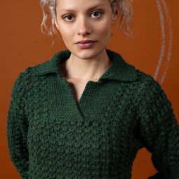 Kit de crochet et tricot - Pull col croisé - Alpaca soxx 4 PLY