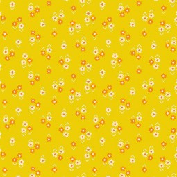 Tissu Ruby Star Society - Juicy - Baby flowers Golden hour