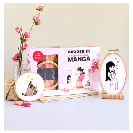 Kit broderies Inspiration manga