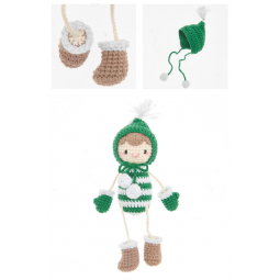 Kit de crochet - CAL Noël 2024 - Dancing Santa Helper