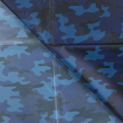 Tissu imperméable - Camouflage marine