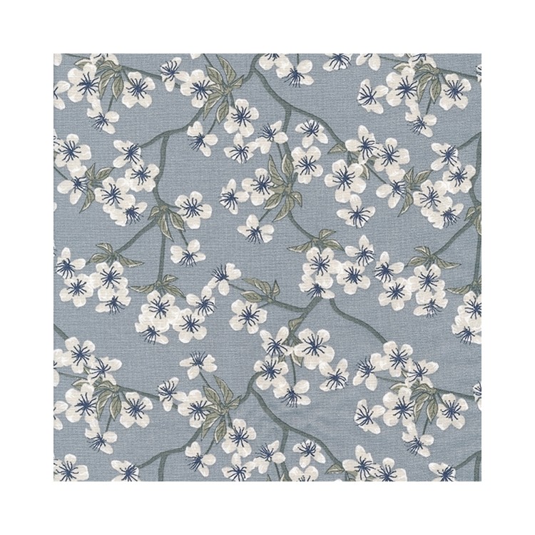 Tissu coton enduit - Amalie dusty blue