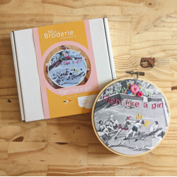 Kit de broderie - The Comptoir - Fight like a girl