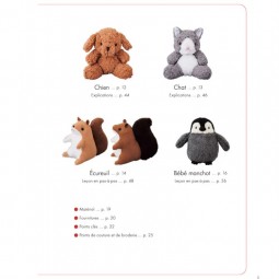 Livre - 7 peluches à coudre