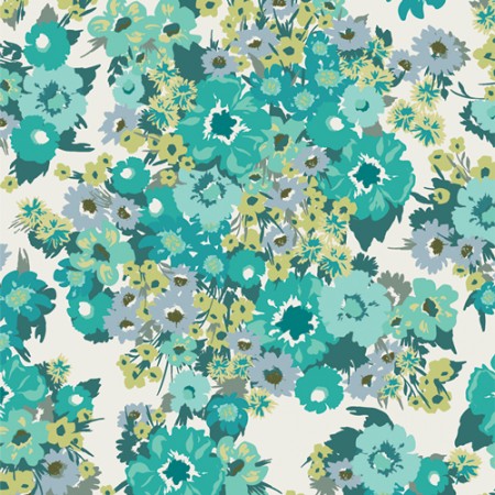 Art Gallery Fabrics - Bloomcore - Wild flora lagoon