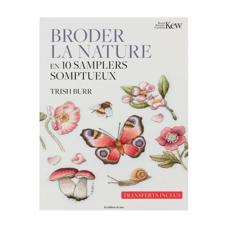 Livre - Broder la nature en 10 samplers somptueux