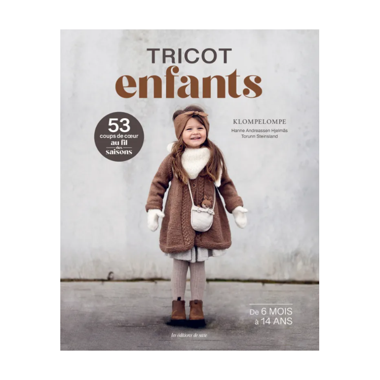 Livre - Tricot enfants, 53 coups de cœur au fil des saisons