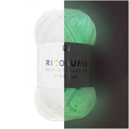 Ricorumi Glow in the dark Phosphorescent de Rico design