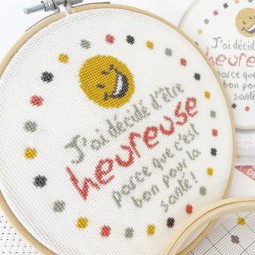 Kit de broderie Lilipoints - Heureuse