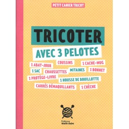 Livre - Tricoter avec 3 pelotes