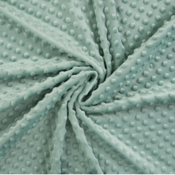 Tissu minky - Dots pastel mint