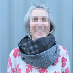 Kit de couture - Grand snood flanelle