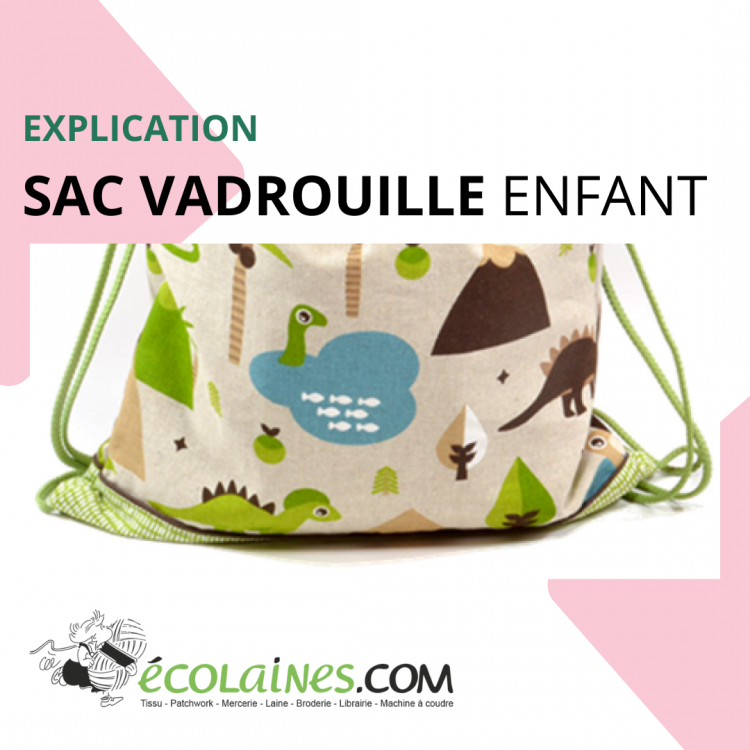 Tuto de couture - Sac vadrouille pour enfant