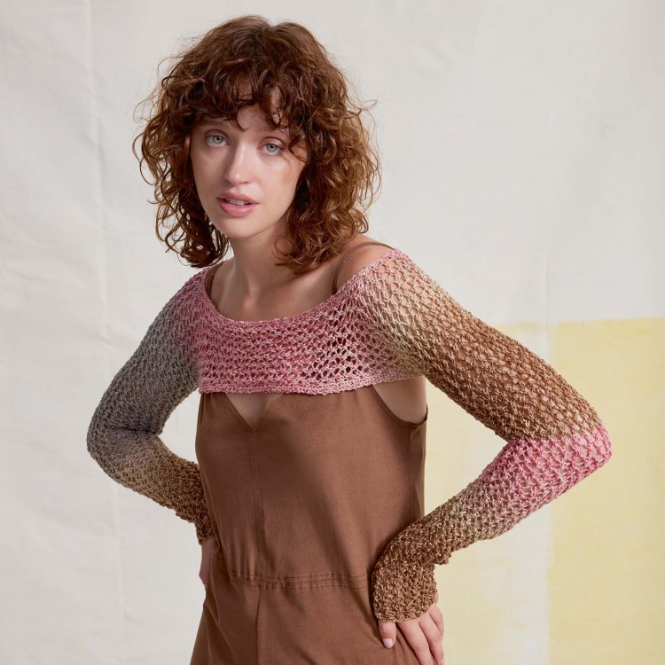 Kit de tricot - Gilet court Rikona - Paradise