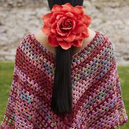 Kit de crochet - Poncho Inner compass - Artsy