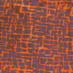 Tissu - Batik lave parme