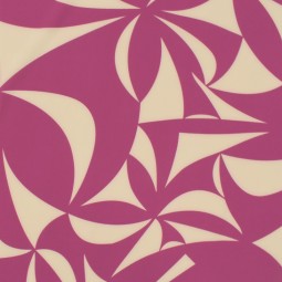 Tissu Polyester - Toupie rose