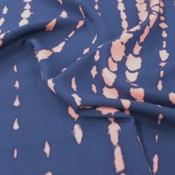 Tissu viscose - Tie and dye