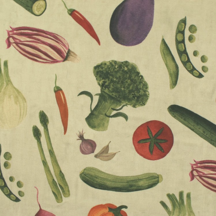 Tissu toile de coton - Vegetables