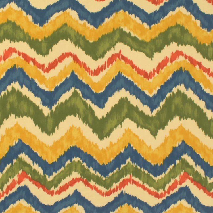 Tissu viscose - Zigzag multicolore