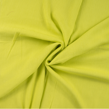 Tissu crêpe de viscose - Lime