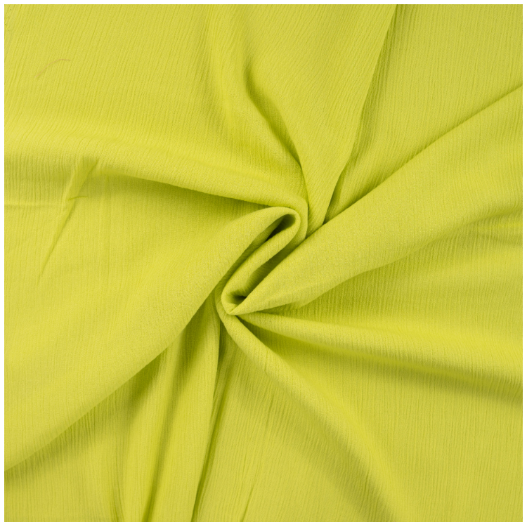 Tissu crêpe de viscose - Lime