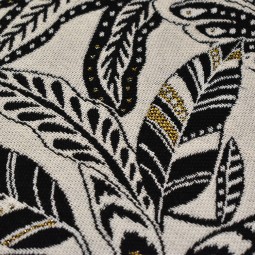 Tissu jacquard - Fortuna blanc