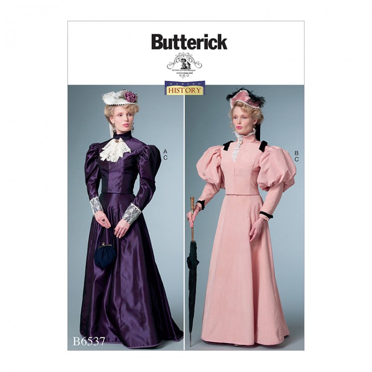 Patron Butterick 5537 - Robe historique 1900