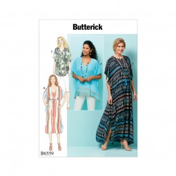 Patron Butterick 6559 - Haut, tunique et caftan