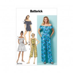 Patron Butterick 6566 - Robe et combinaison