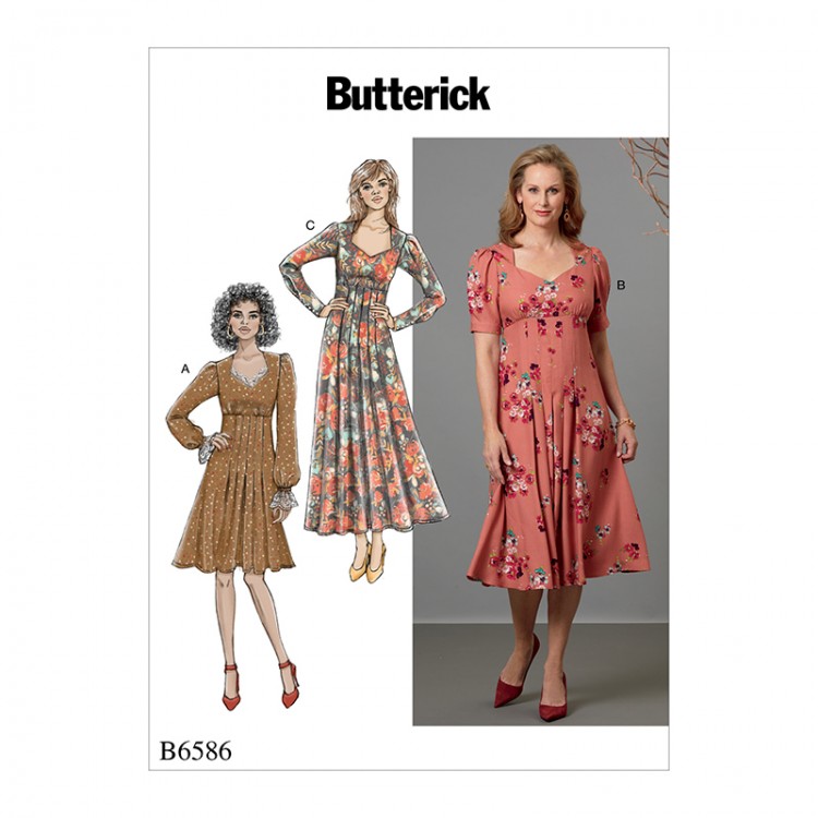 Patron Butterick 6586 - Robe