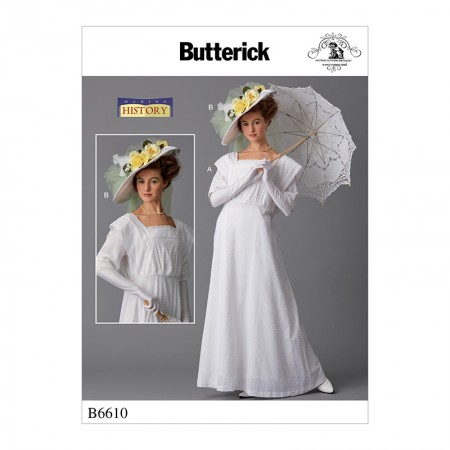 Patron Butterick 6610 - Robe historique