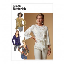 Patron Butterick 6628 - haut moulant