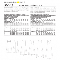 Patron Butterick 6653 - Robe