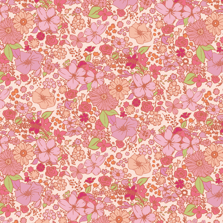 Art Gallery Fabrics - Bloomcore - Fashion Scent Blush