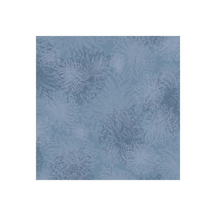 Art Gallery Fabrics - Floral element - Blue Jay