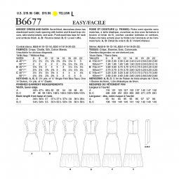 Patron Butterick 6677 - Robe