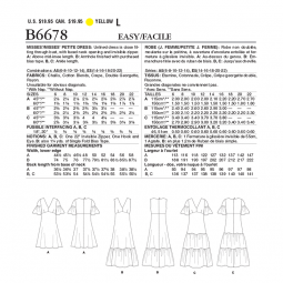 Patron Butterick 6678 - Robe