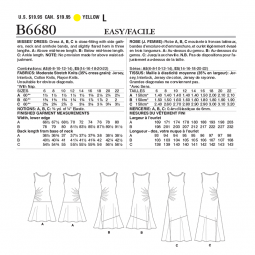 Patron Butterick 6680 - Robe