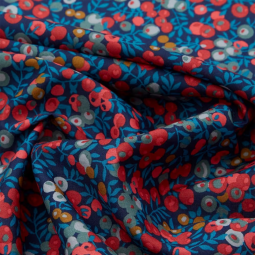 Tissu Liberty® - Wiltshire Bleu Fuchsia