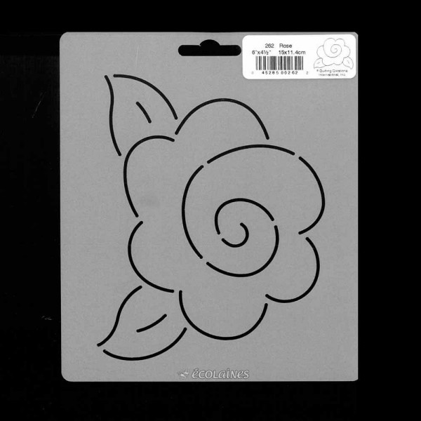 Stencil de patchwork - Rose