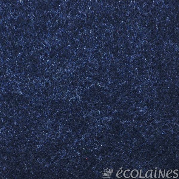 Tissu feutrine - Bleu marine chiné